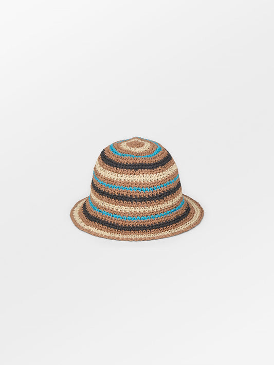 Striped Saverina Straw Hat Clothing BeckSöndergaard.no