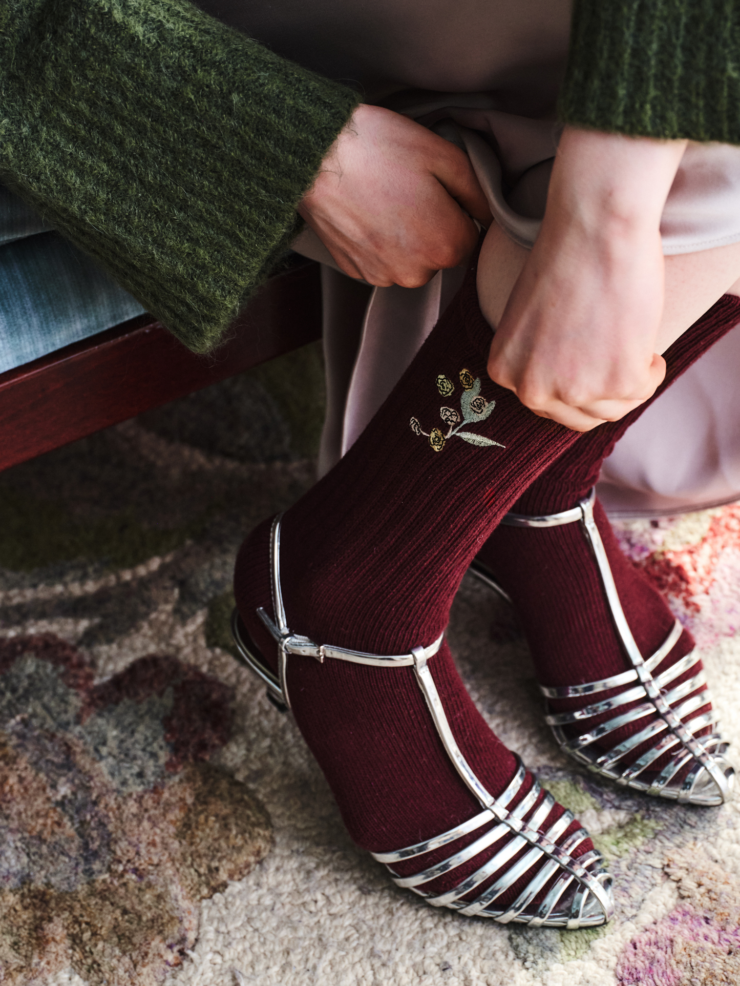 Rosy Cotta Sock Socks BeckSöndergaard.no