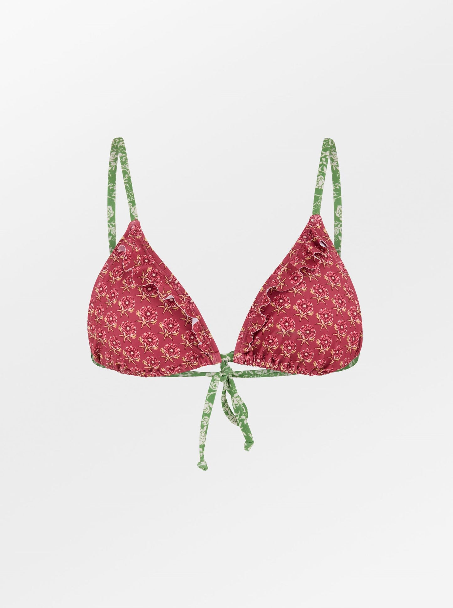 Bloflora Bella Frill Bikini Top Clothing BeckSöndergaard.no