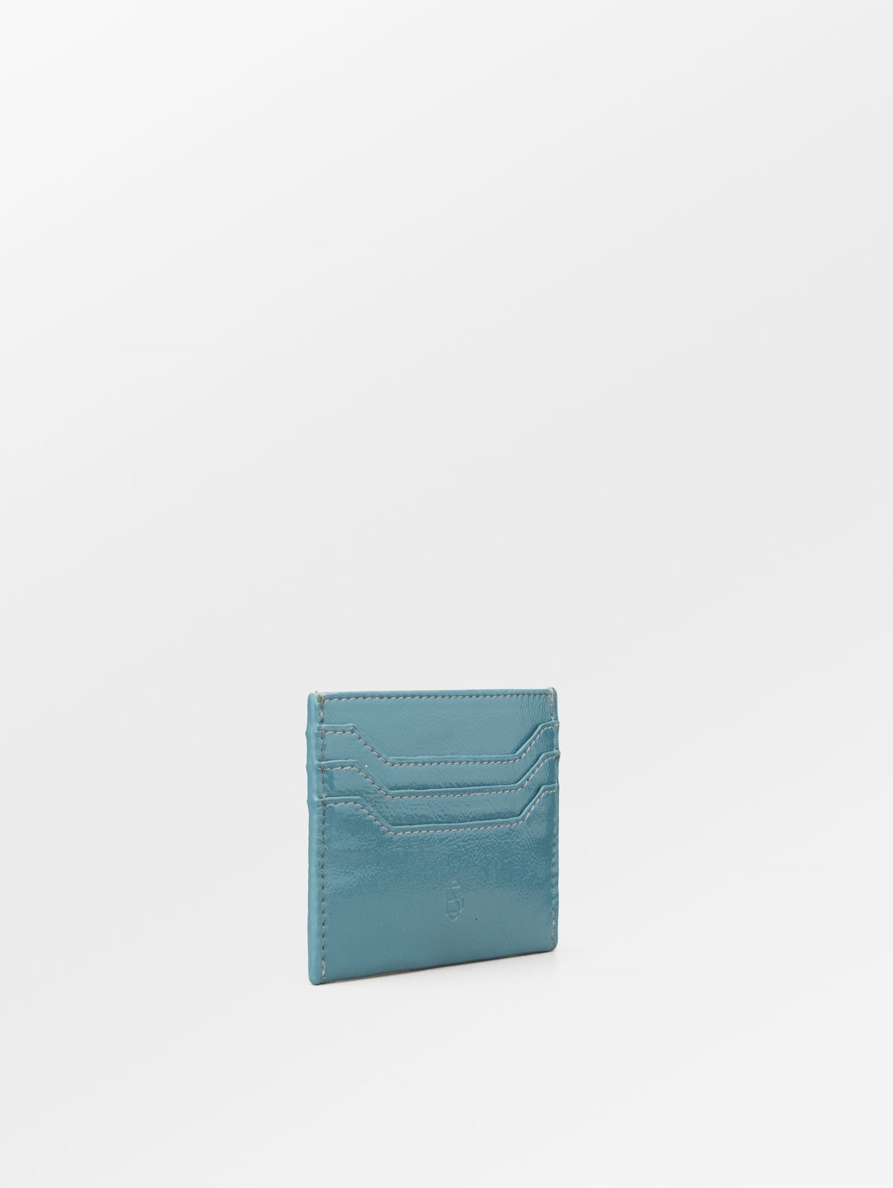 Crinkled Card Holder - Blue OneSize BeckSöndergaard.no