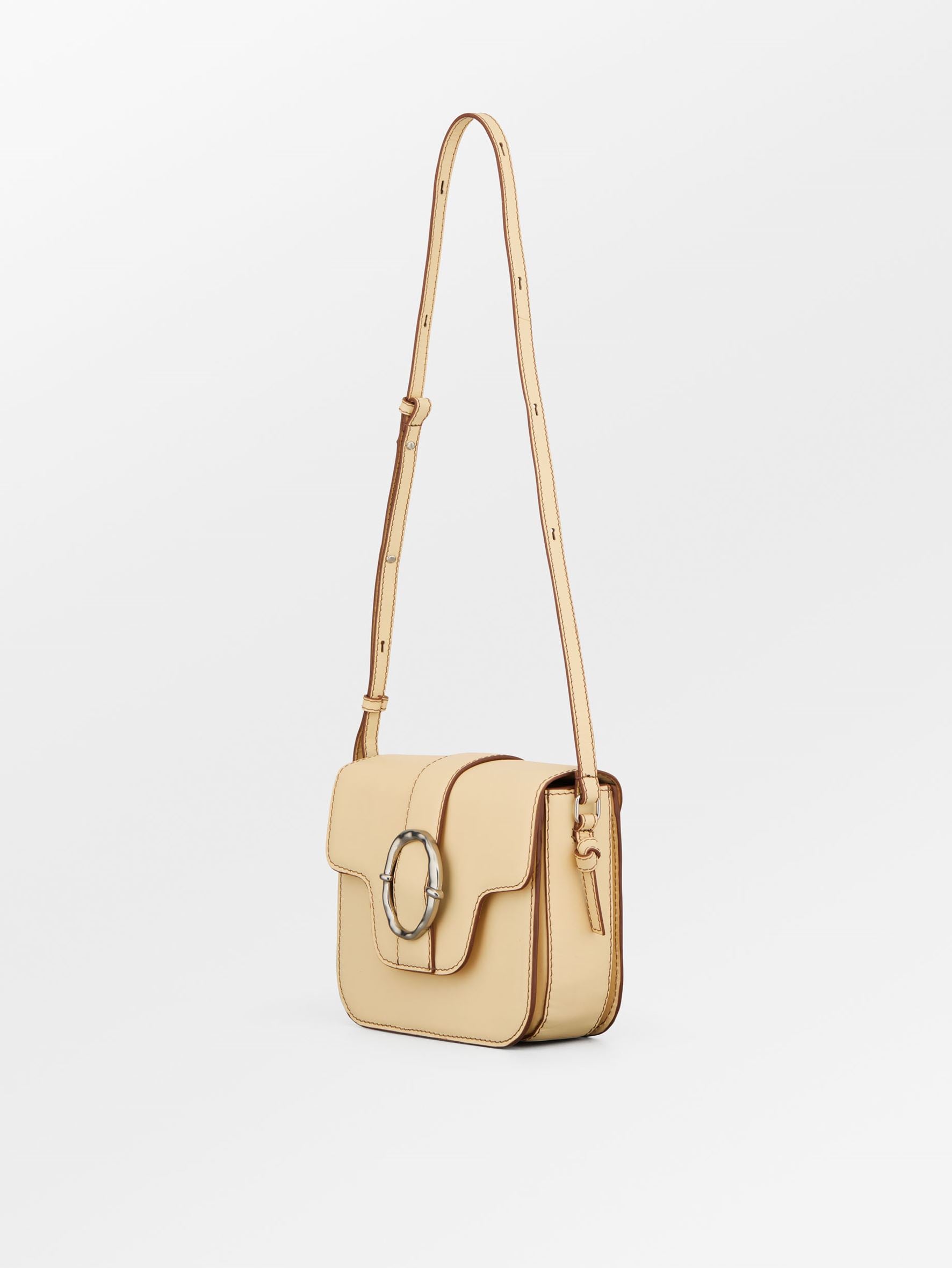 Becksöndergaard, Glossy Iris Buckle Bag - Melon Yellow, archive, archive