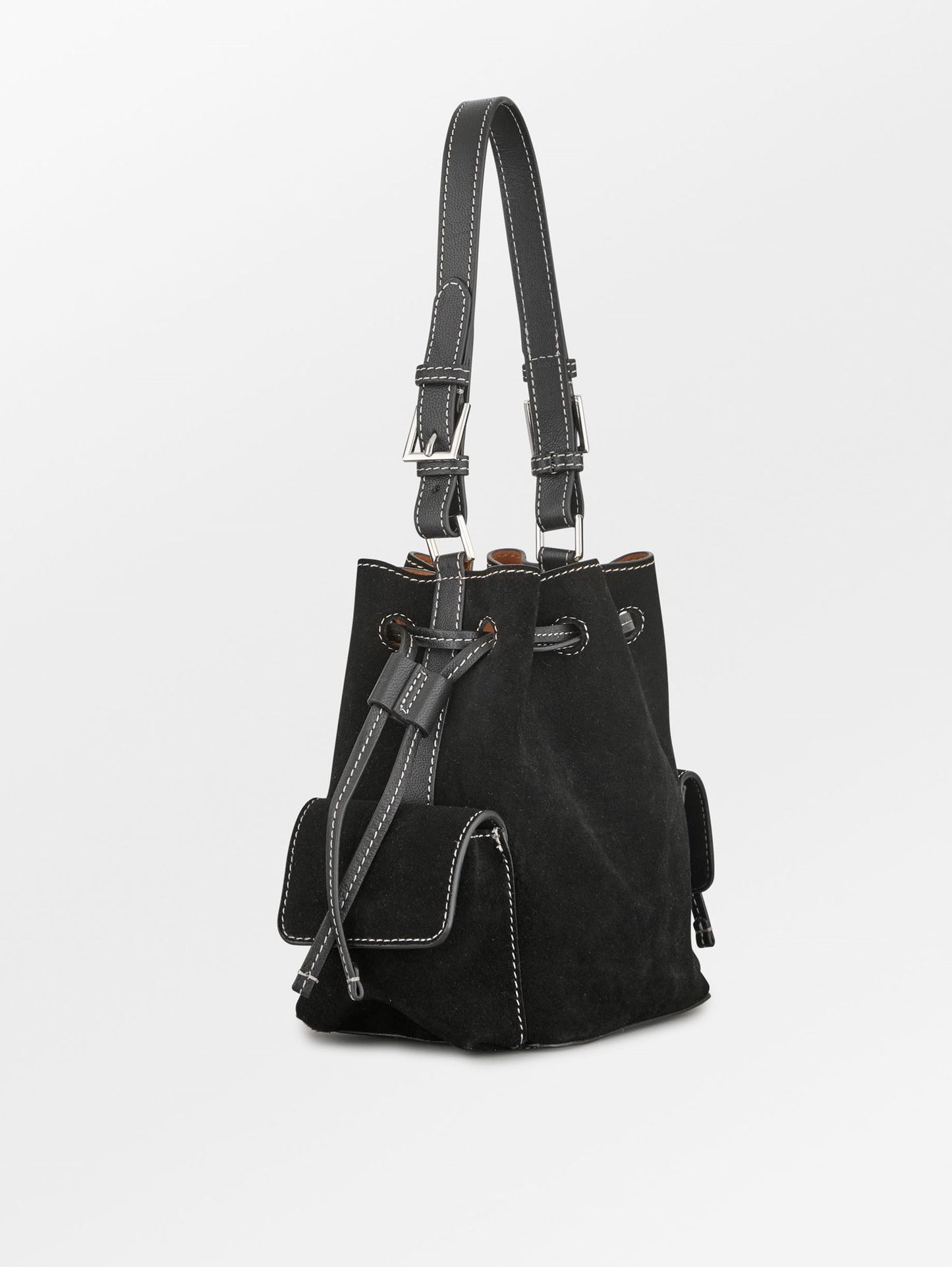 Suede Bucket Small Bag OneSize BeckSöndergaard.no