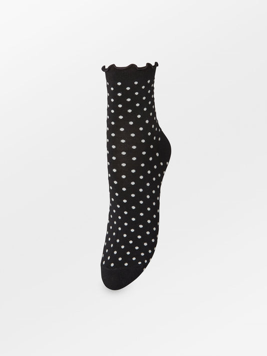 Dotted Frilla Short Sock Socks BeckSöndergaard.no