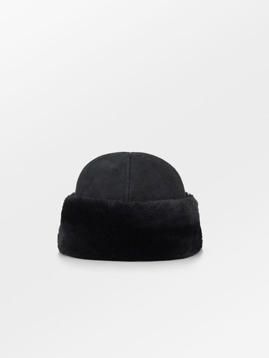 Becksöndergaard, Dora Shearling Hat - Black, accessories, accessories, winter accessories, accessories, winter accessories