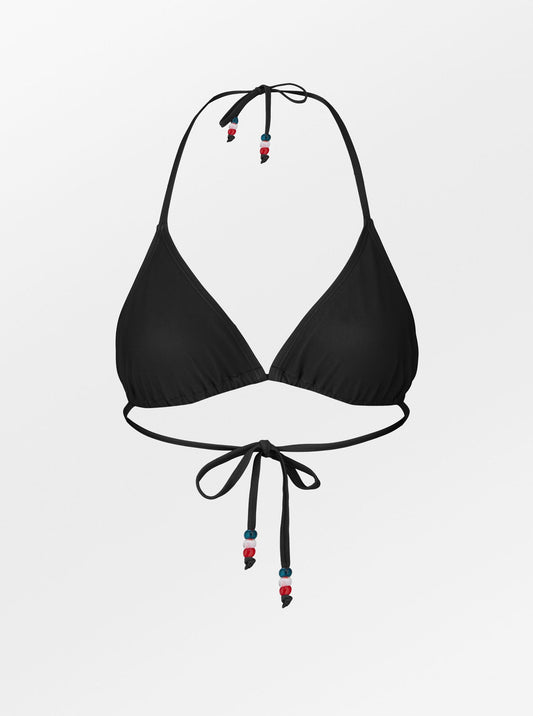 Becksöndergaard, Solid Bel Bikini Top - Black, swimwear, swimwear