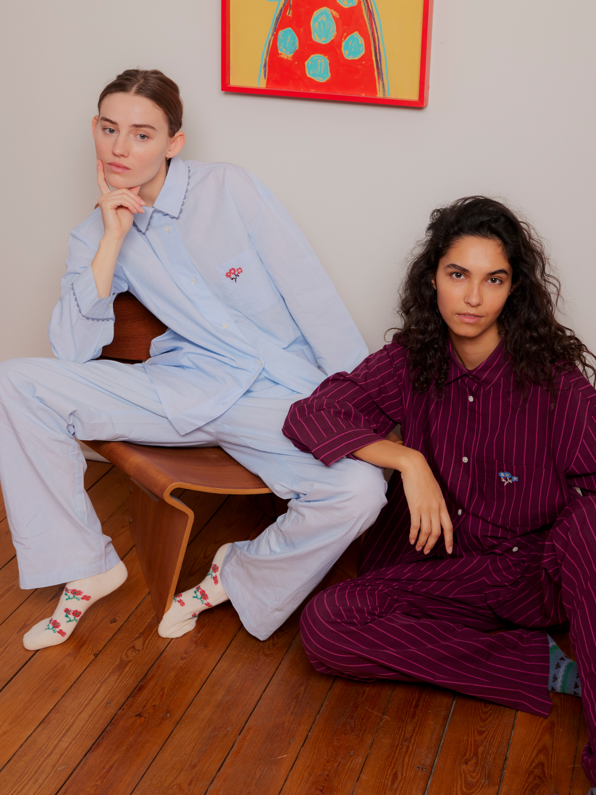 Scallop Flotile Pyjamas Shirt Clothing BeckSöndergaard.no