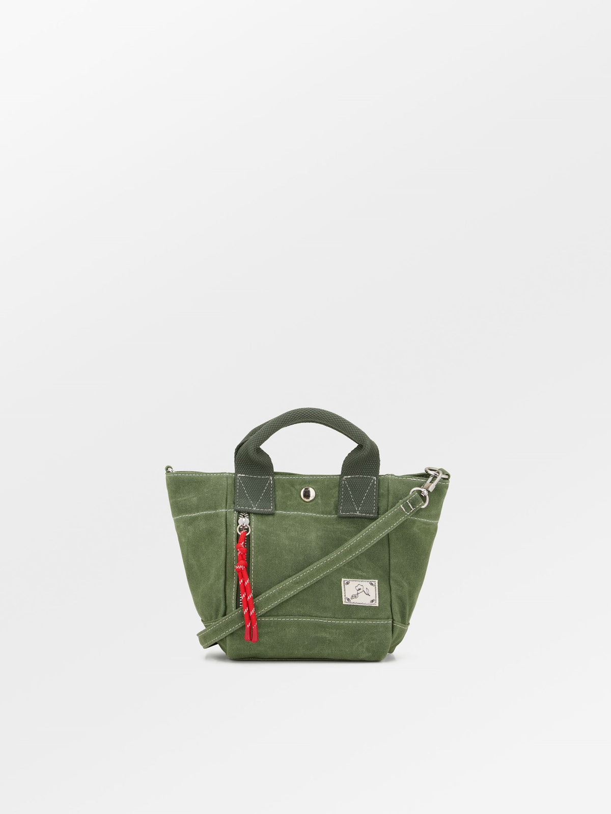 Becksöndergaard, Solid Waxed Ari Bag - Chive Green, onesize
