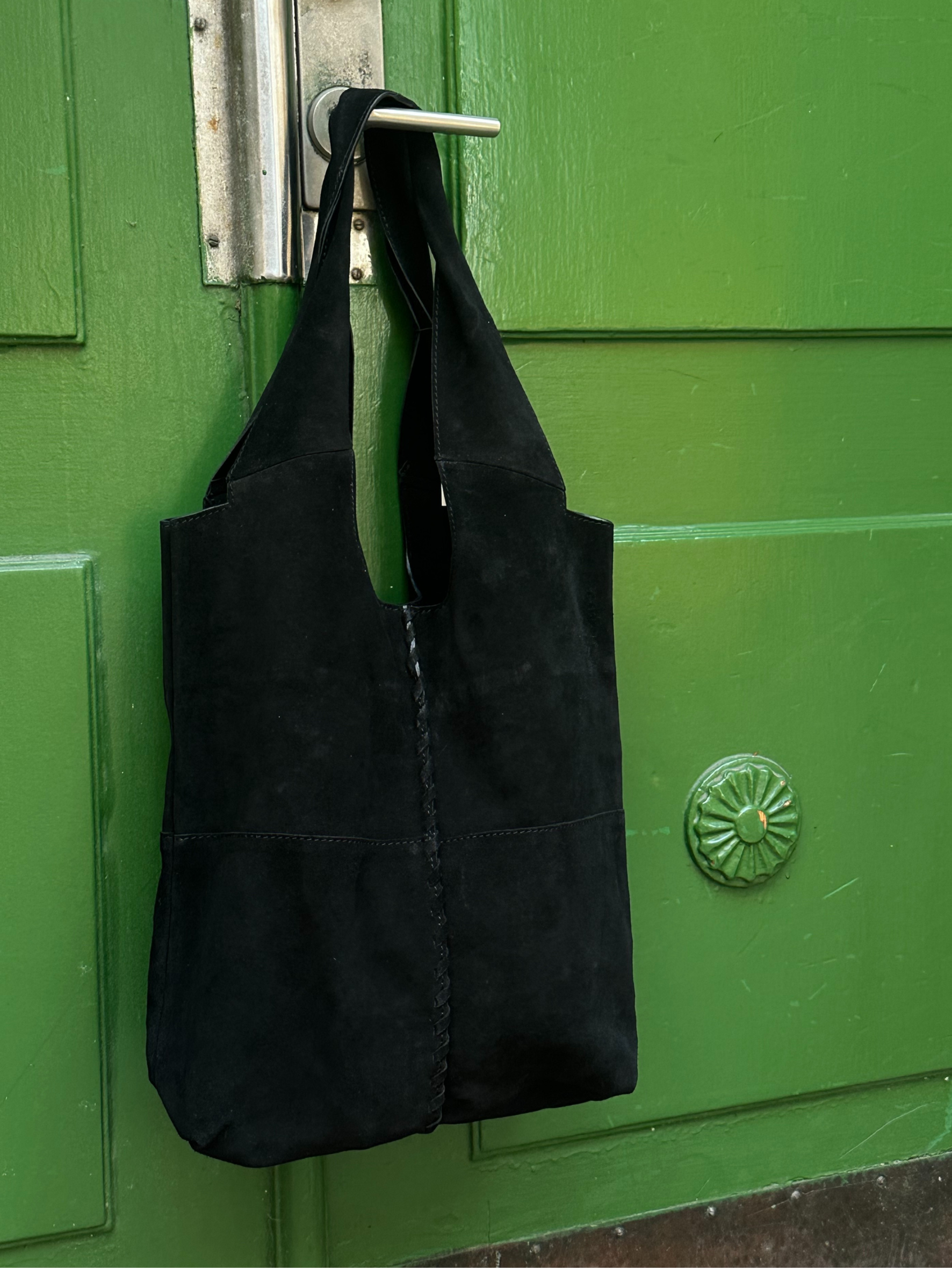 Suede Demi Bag Black OneSize BeckSöndergaard.no