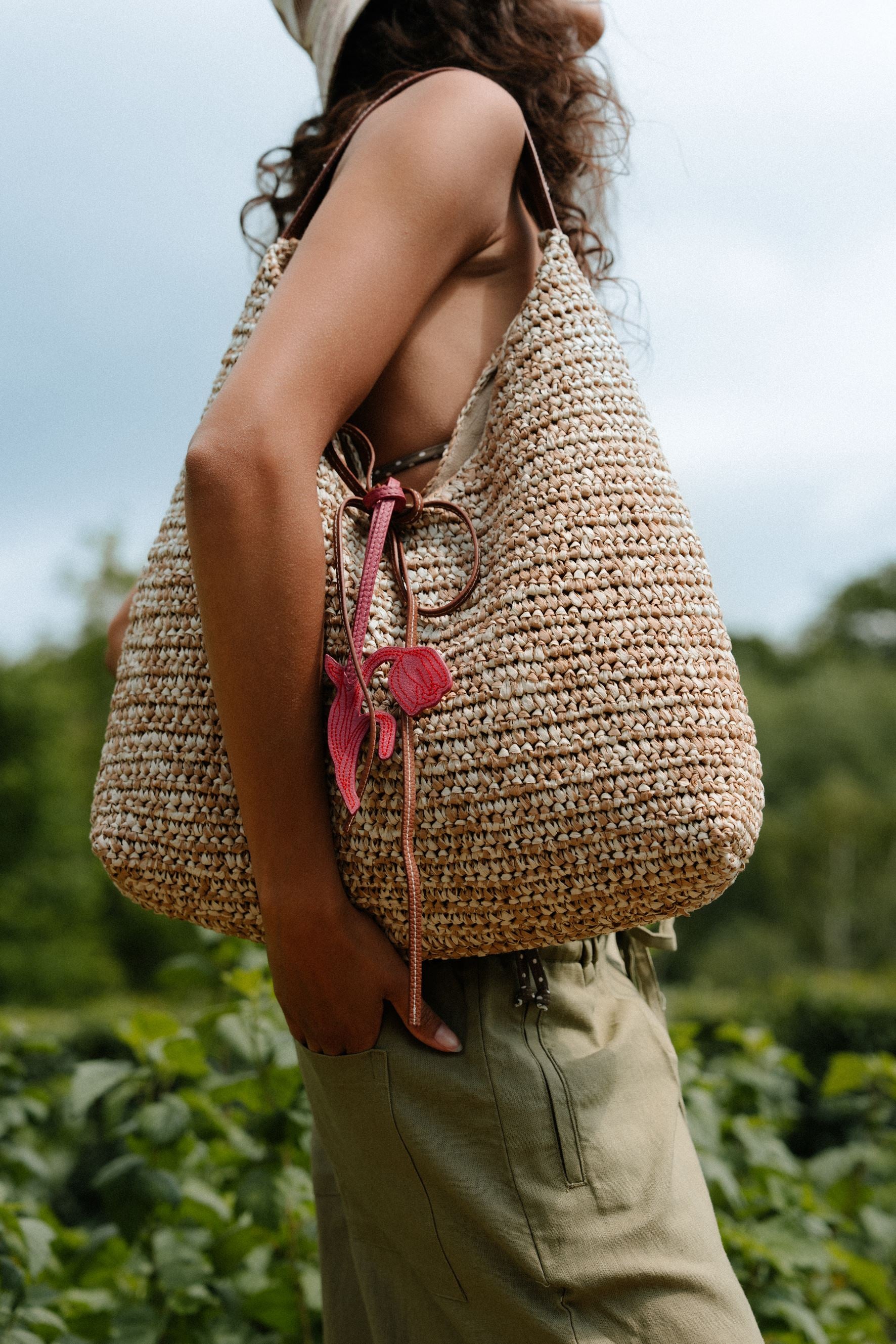 Paper Straw Siena Bag OneSize BeckSöndergaard.no