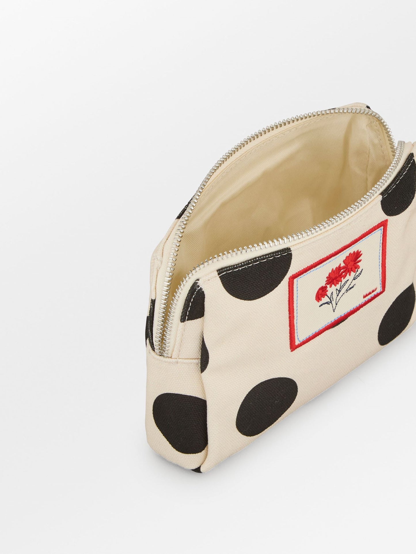 Maxi Polka Canvas Pouch Bag OneSize BeckSöndergaard.no