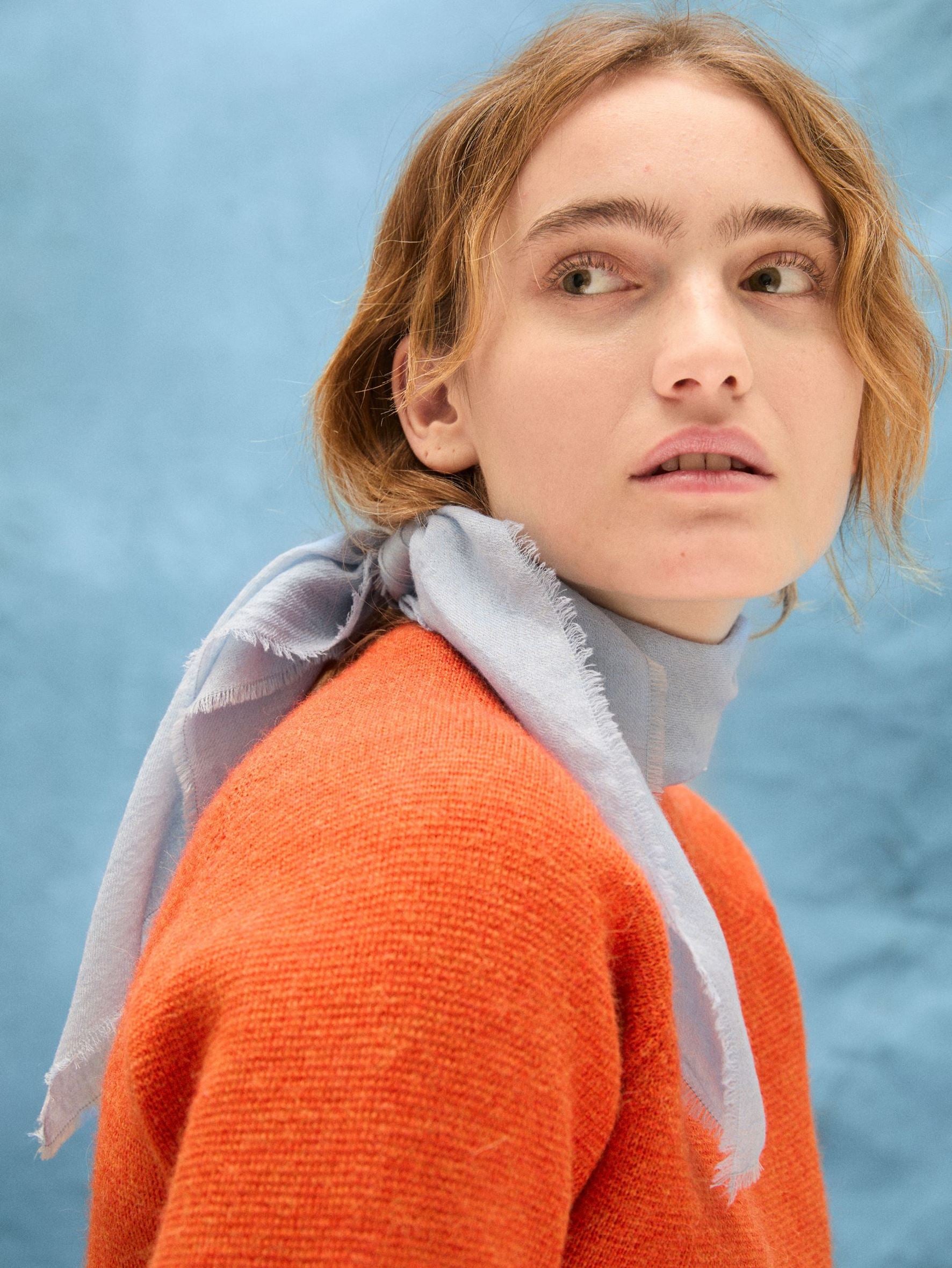 Becksöndergaard, Cashma Small Scarf - Kentucky Blue, scarves, archive, scarves, archive, scarves, scarves, scarves, scarves, black week, black week