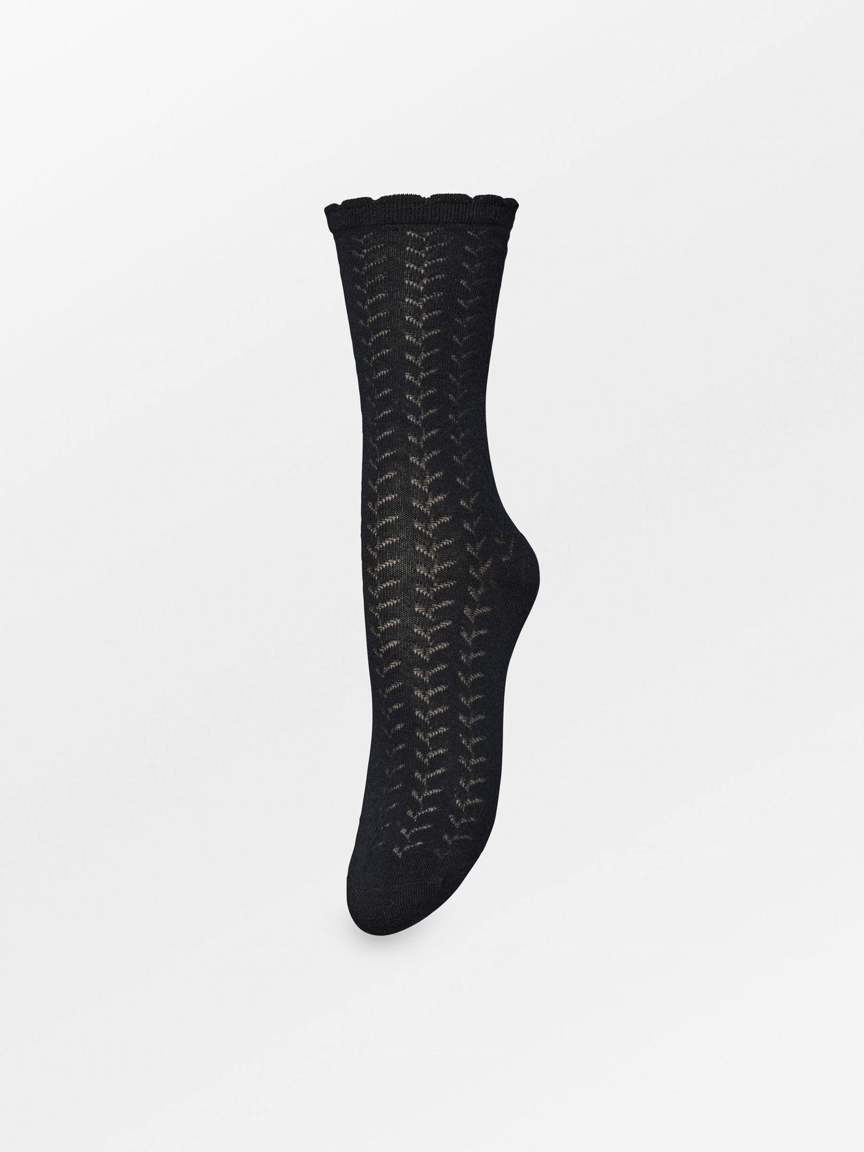 Becksöndergaard, Leofa Cotta Sock - Black, socks, sale, sale, socks, noos, black week, black week, noos