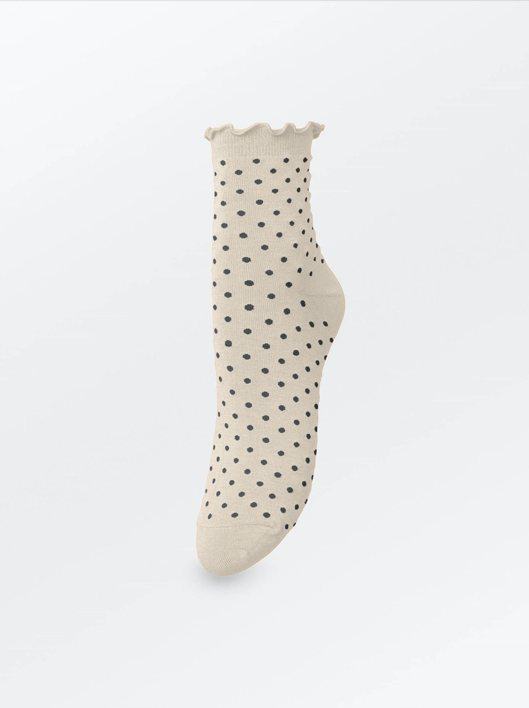Dotted Frilla Short Sock Socks BeckSöndergaard.no
