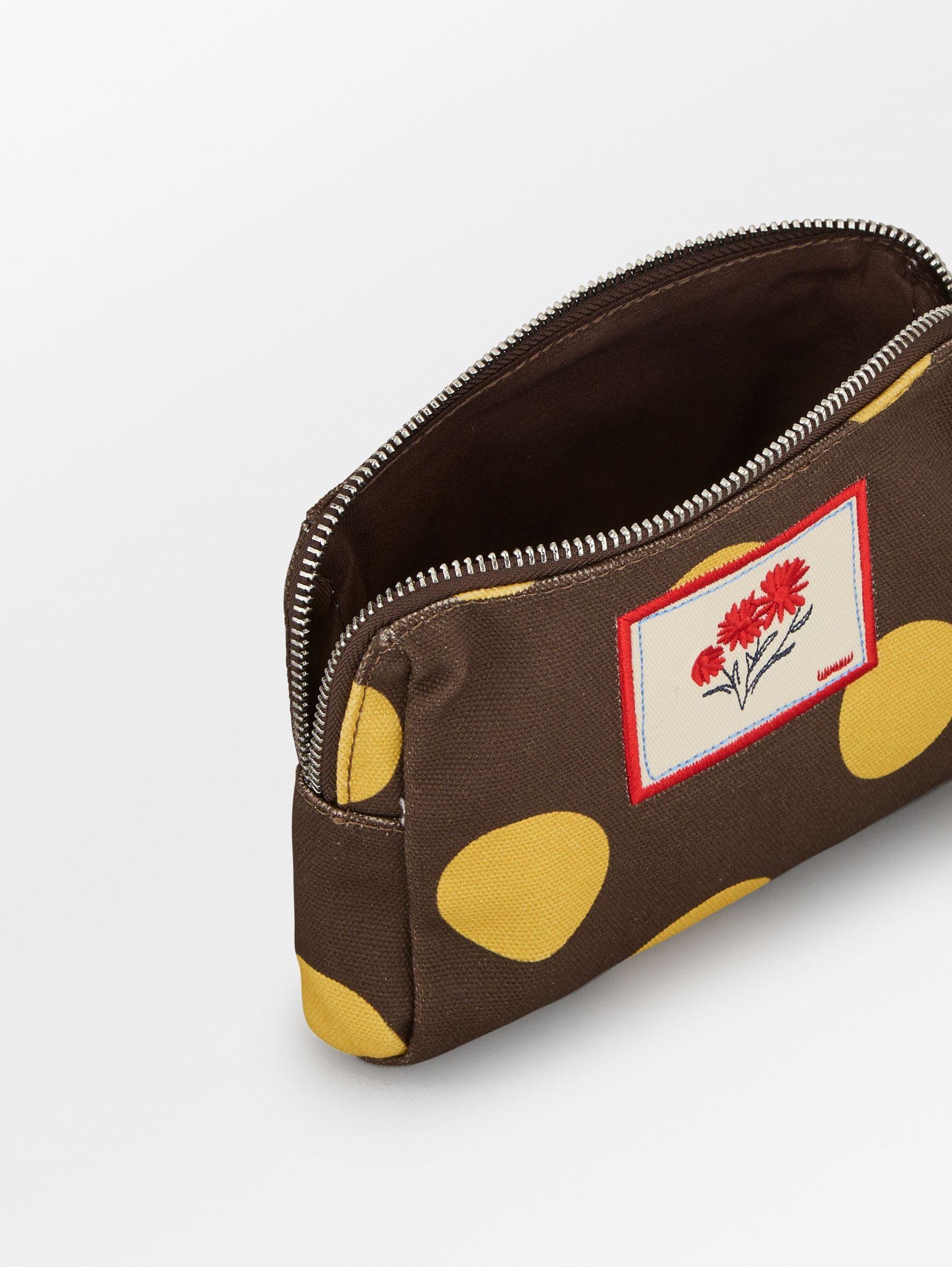 Maxi Polka Canvas Pouch Bag OneSize BeckSöndergaard.no