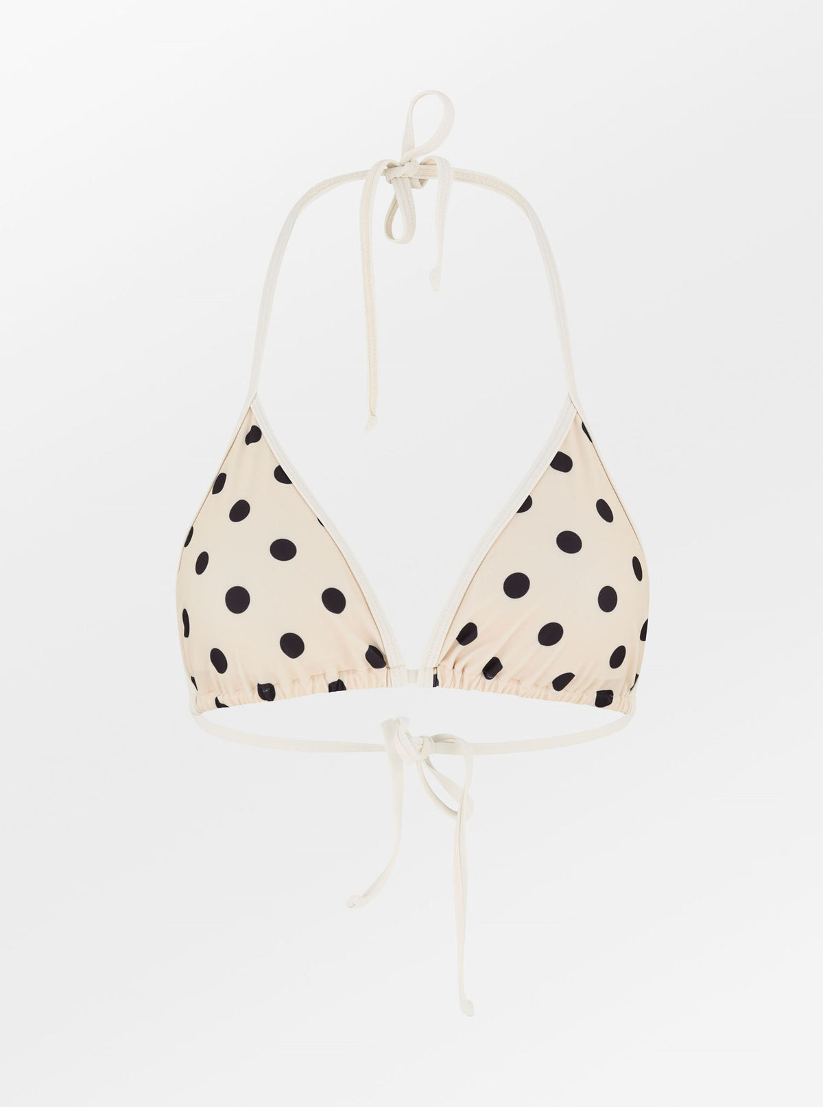 Contrast Maxi Polka Bel Bikini Top Clothing BeckSöndergaard.no