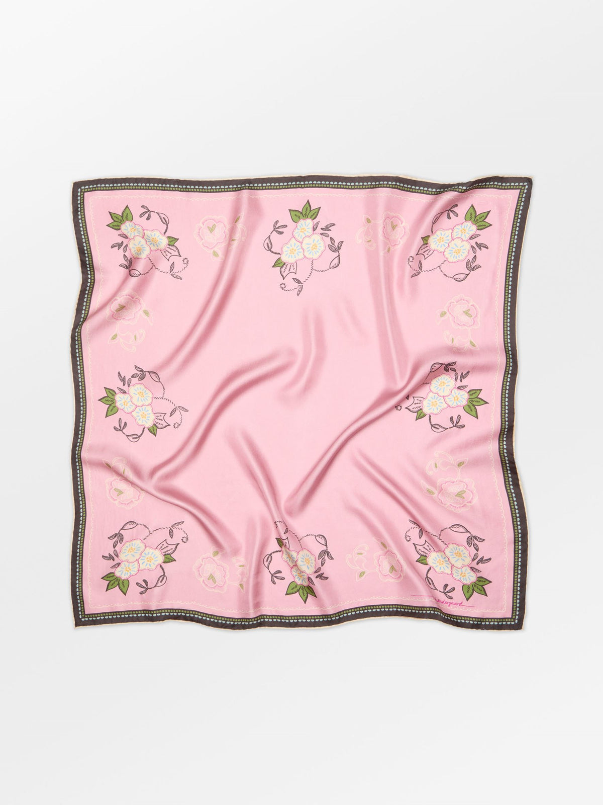 Becksöndergaard, Brodefloria Sia Scarf - Pink Nectar , scarves, scarves, scarves