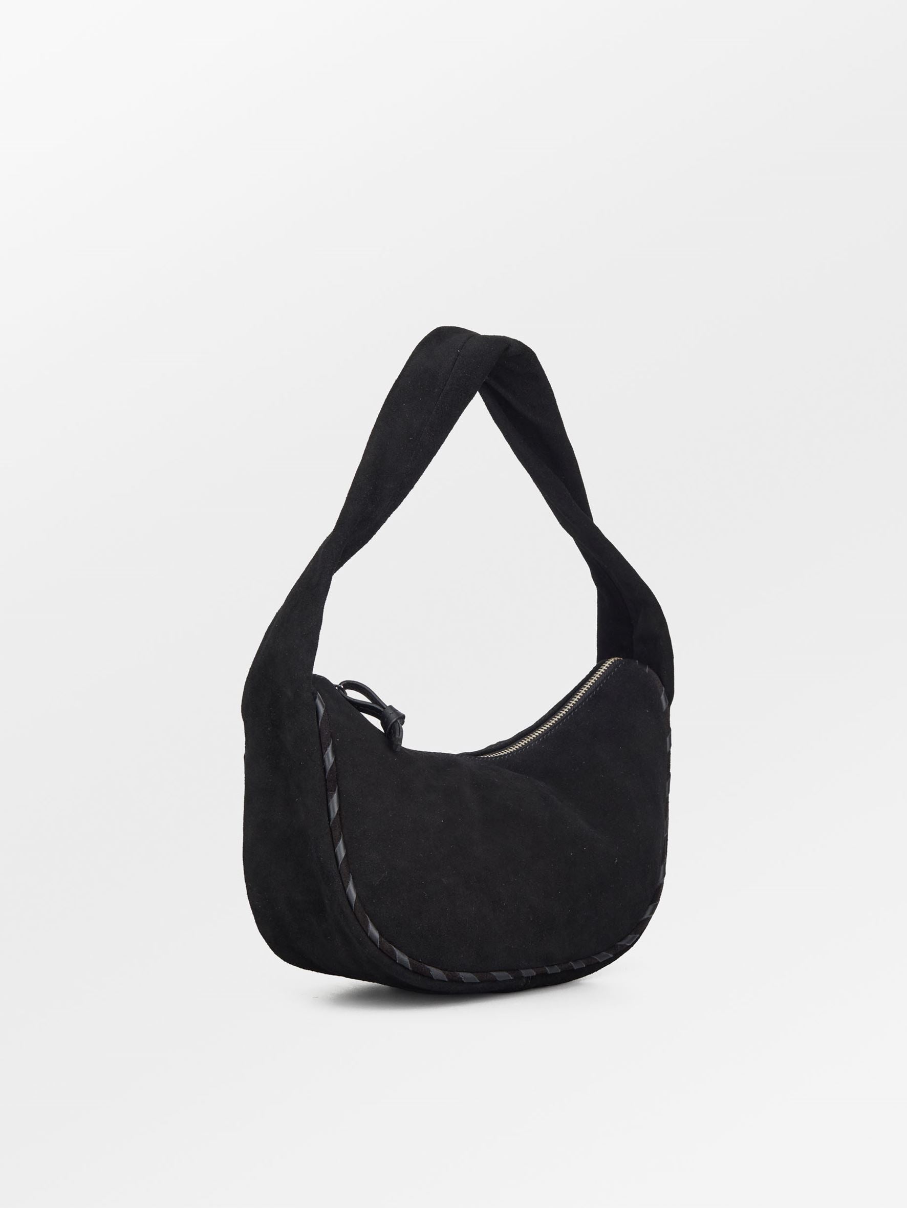 Suede Veg Talia Bag - Black OneSize BeckSöndergaard.no