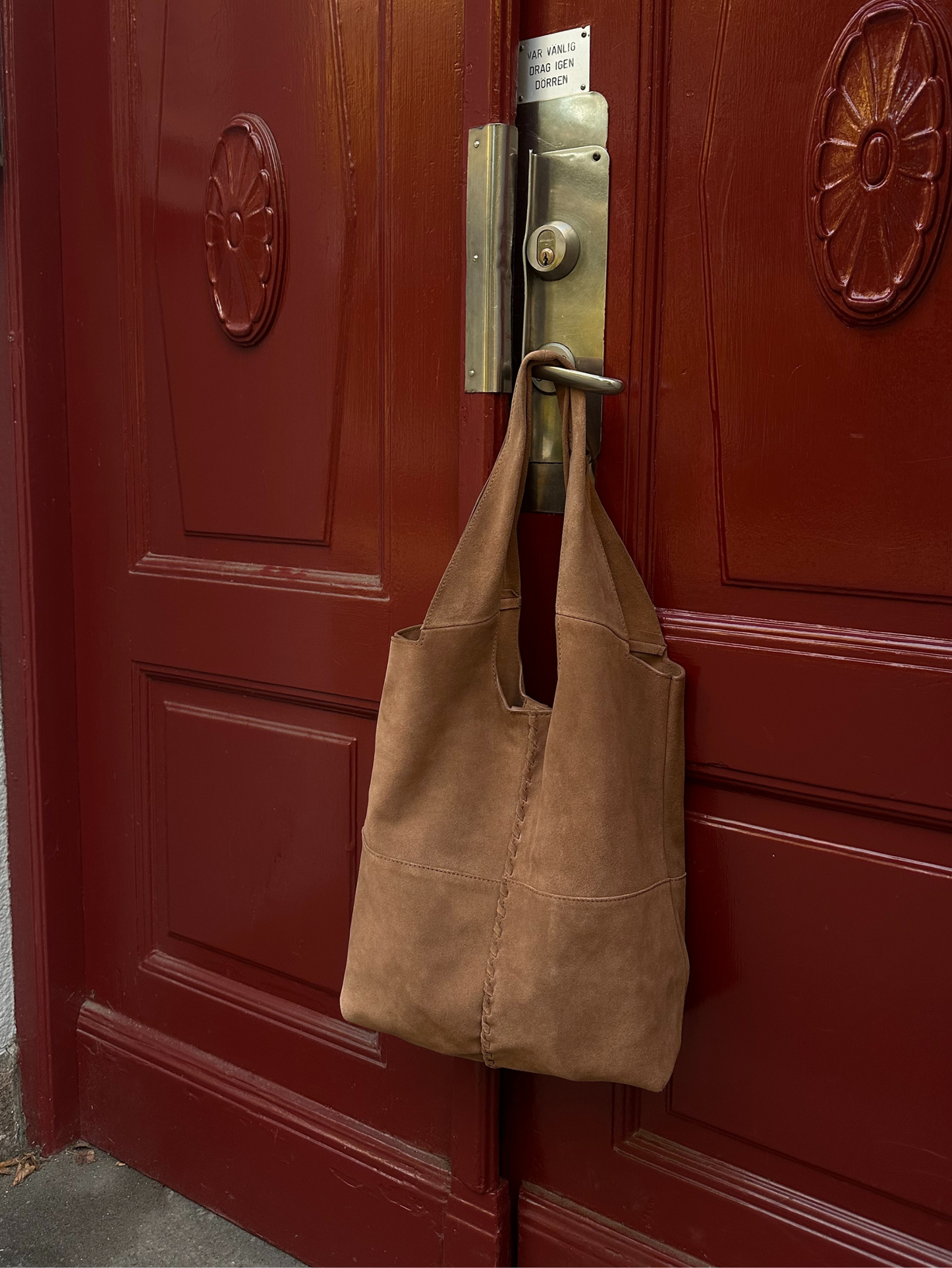 Suede Demi Bag Black OneSize BeckSöndergaard.no