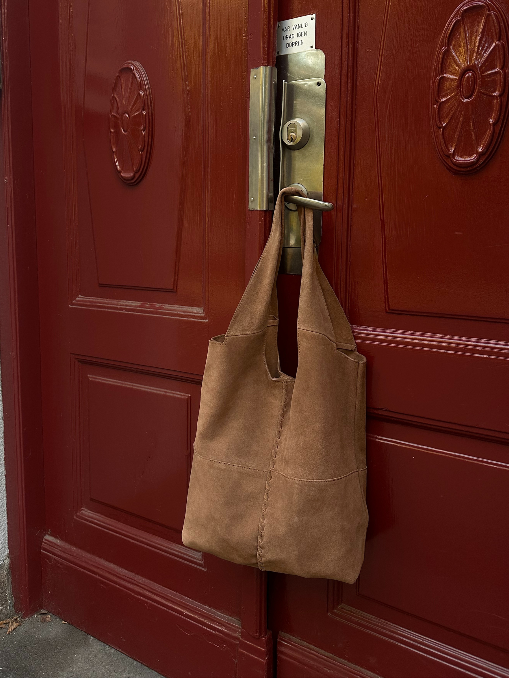 Suede Demi Bag Black OneSize BeckSöndergaard.no