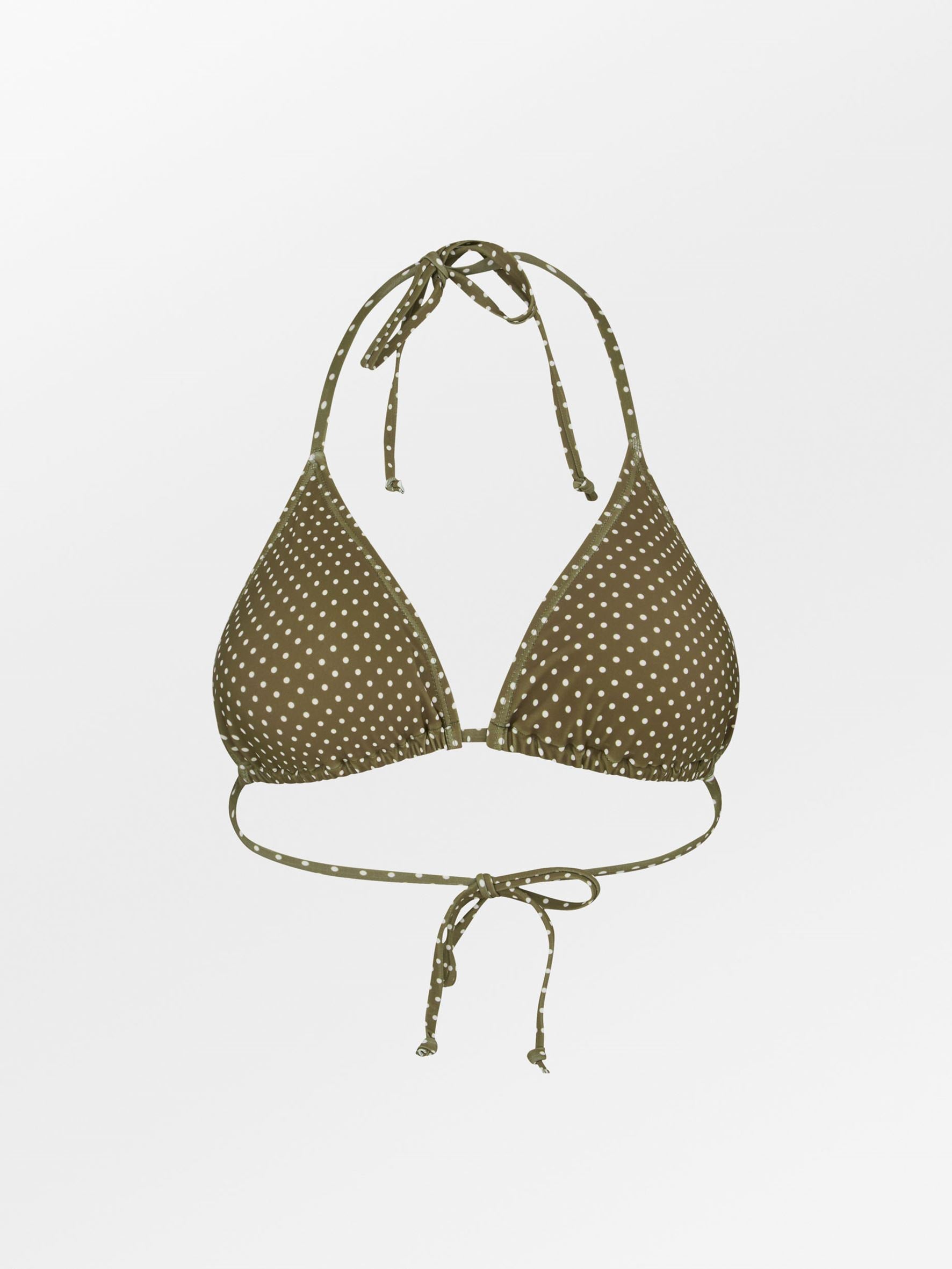 Polka Dot Bel Bikini Top Clothing BeckSöndergaard.no