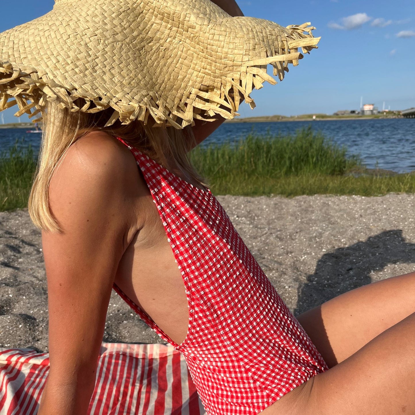 Seersucker Bea Swimsuit Clothing BeckSöndergaard.no