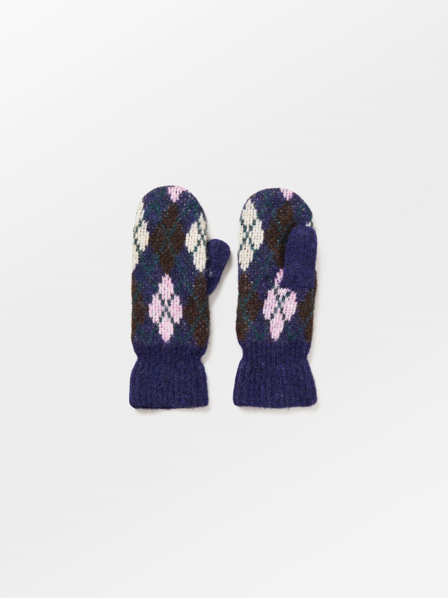 Argyle Wool Mitten Clothing BeckSöndergaard.no