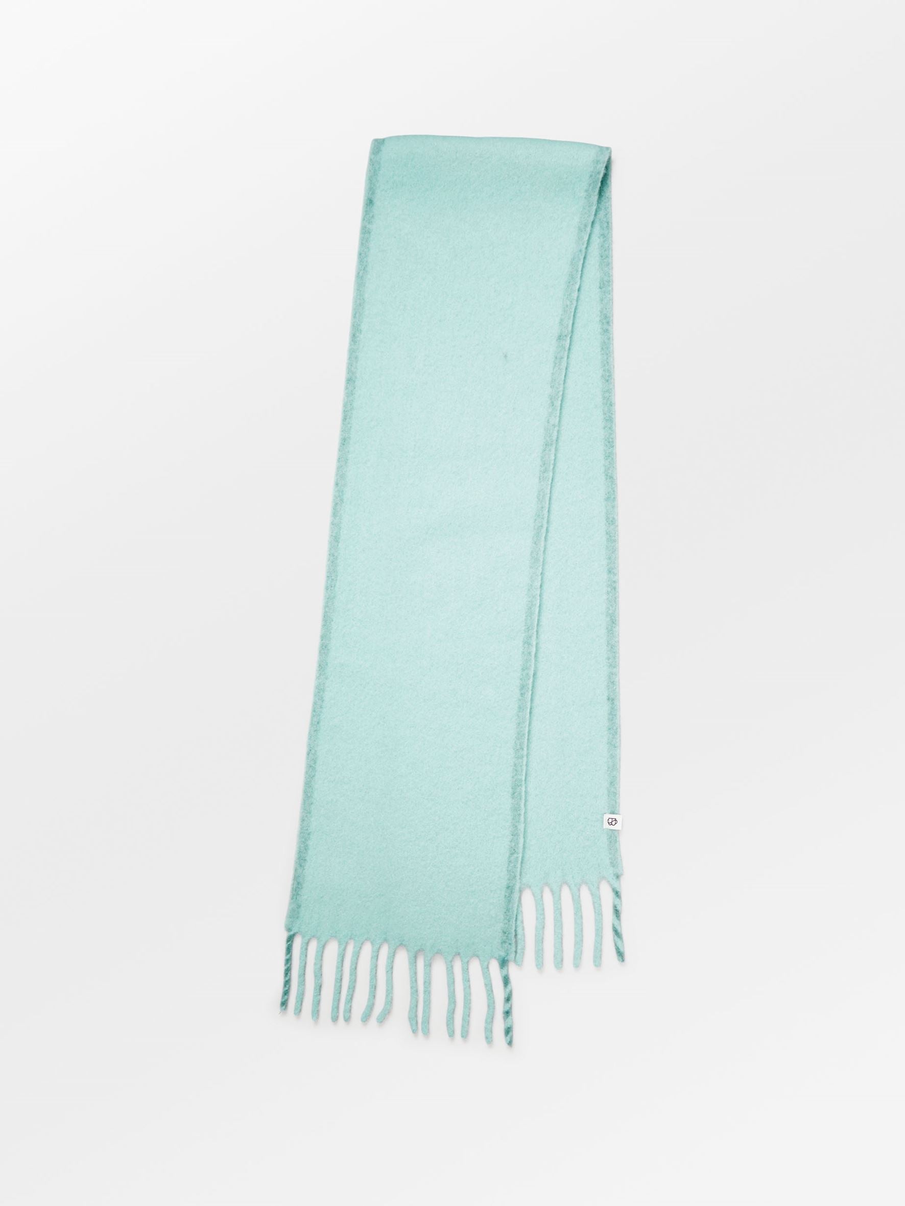 Solid Yuta Scarf - Turquoise OneSize BeckSöndergaard.no