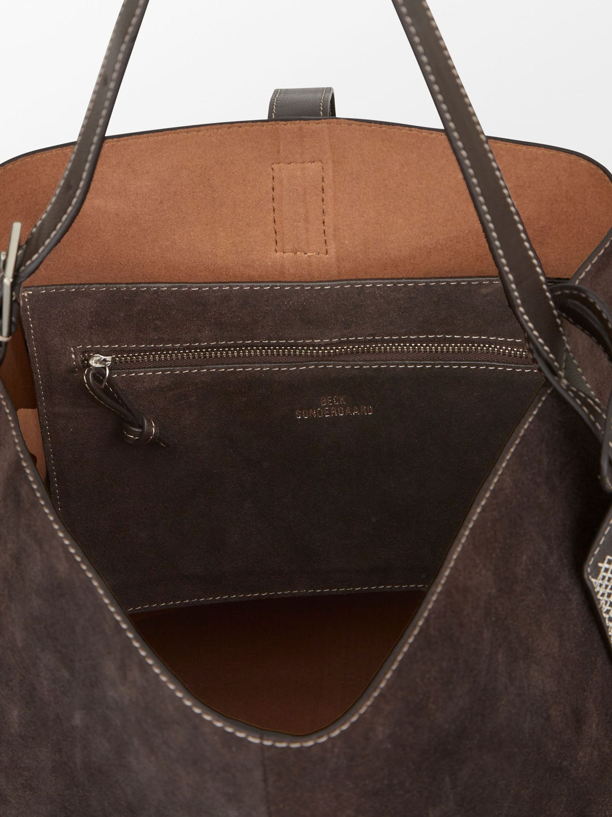 Becksöndergaard, Suede Leah Bag - Chocolate Torte, onesize