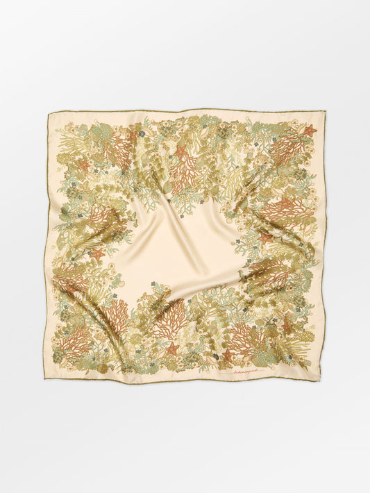 Becksöndergaard, Corallo Sia Scarf - Green Moss, scarves, scarves, scarves