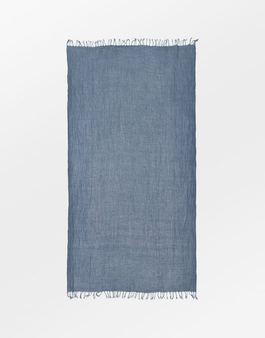 Becksöndergaard, Solid Ilona Scarf - Country Blue, scarves, black week, black week