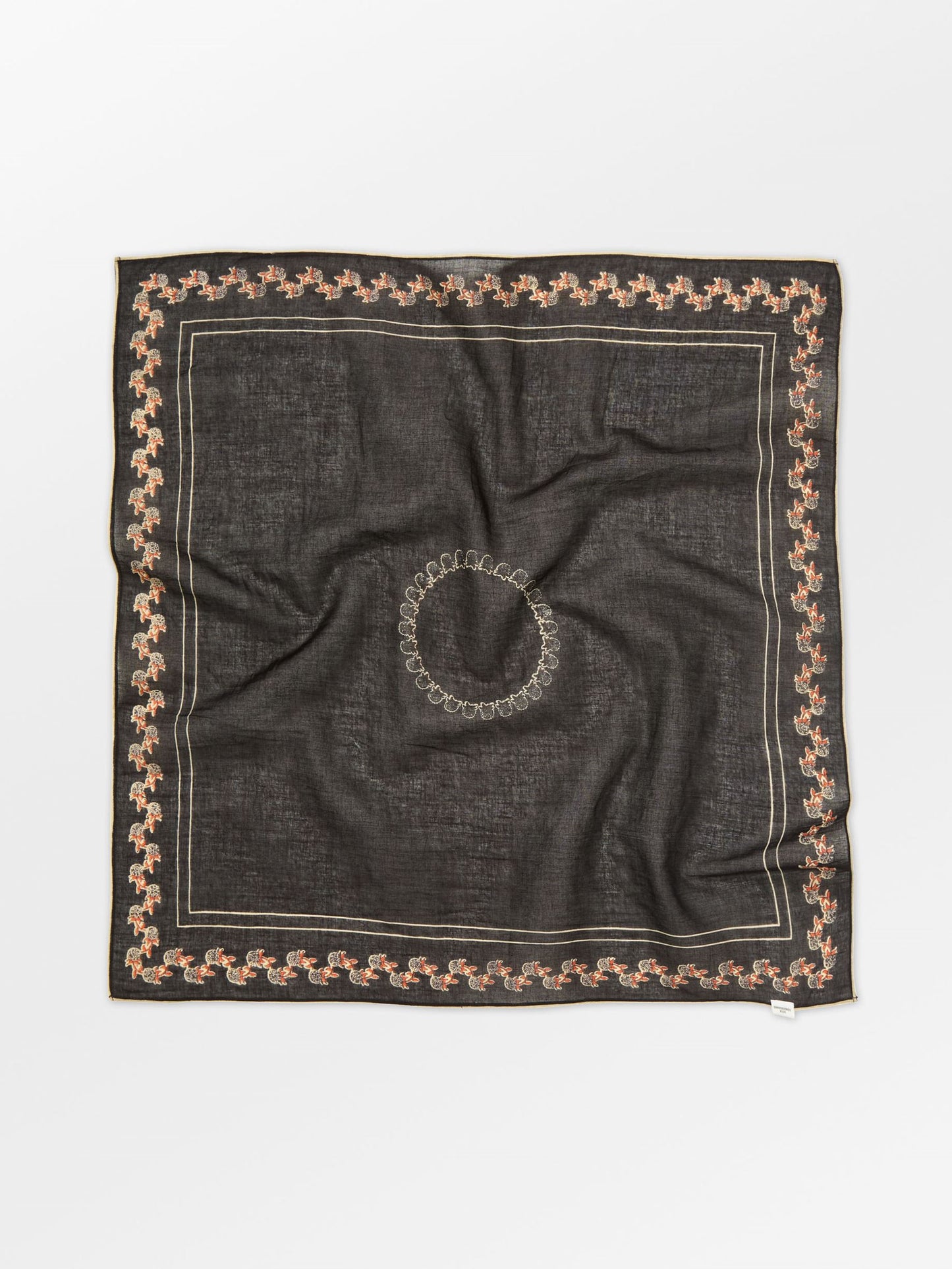 Becksöndergaard, Brombeere Cotta Scarf - Black, scarves, scarves, scarves, scarves, black week, black week