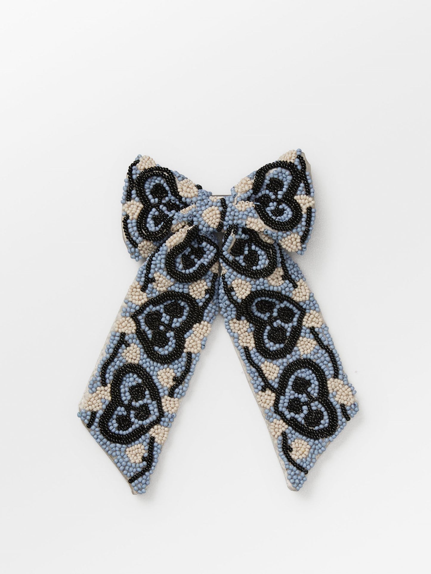 Hearty Beaded Bow Clip OneSize BeckSöndergaard.no