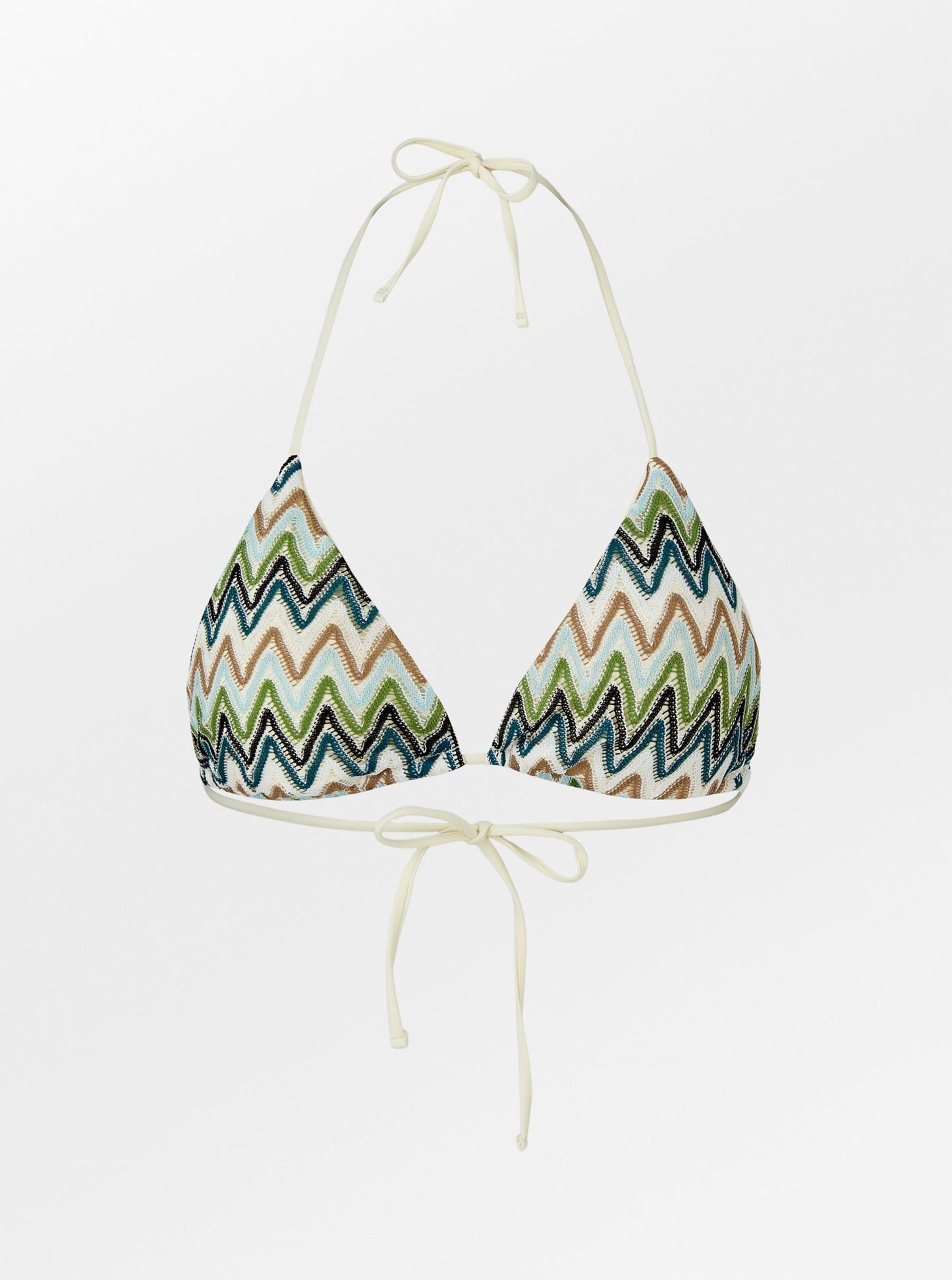 Becksöndergaard, Amber Bikini Top - White/Blue/Brown, archive, archive