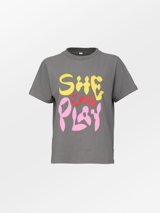 She Can Play T-shirt Clothing BeckSöndergaard.no