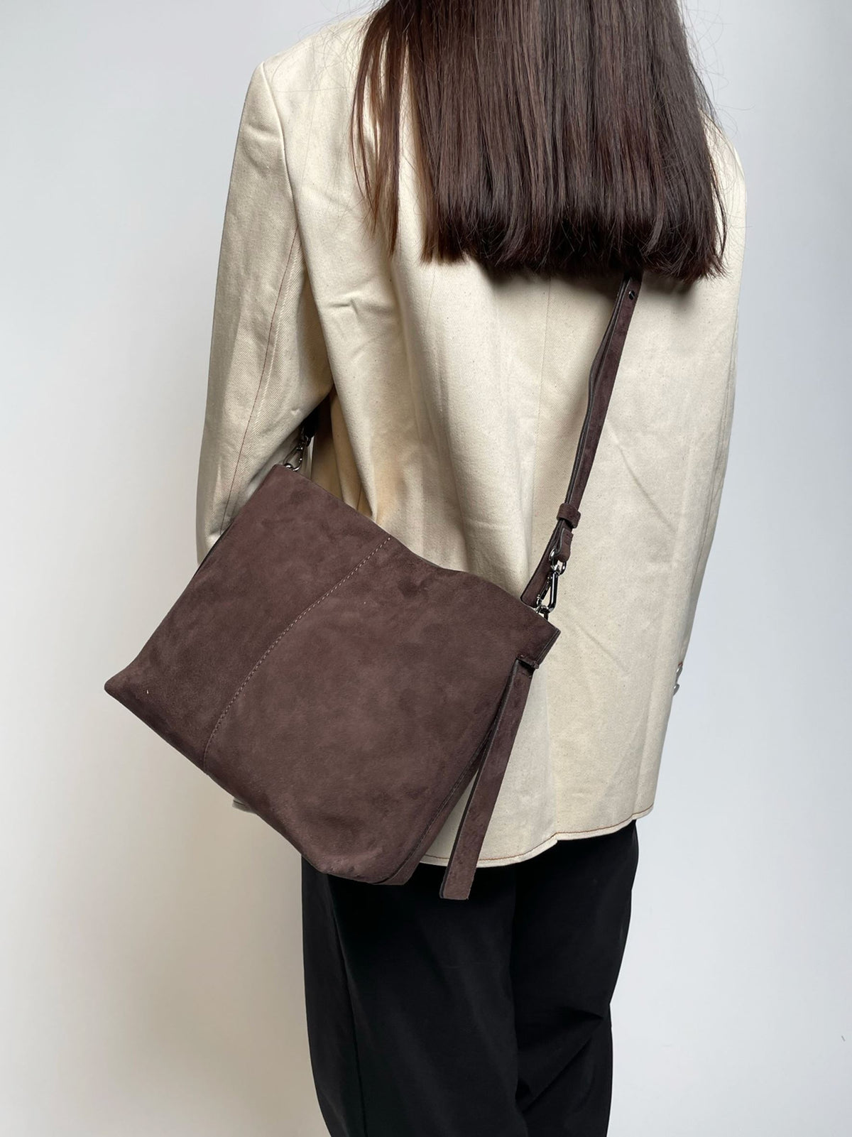 Suede Fraya Small Bag OneSize BeckSöndergaard.no