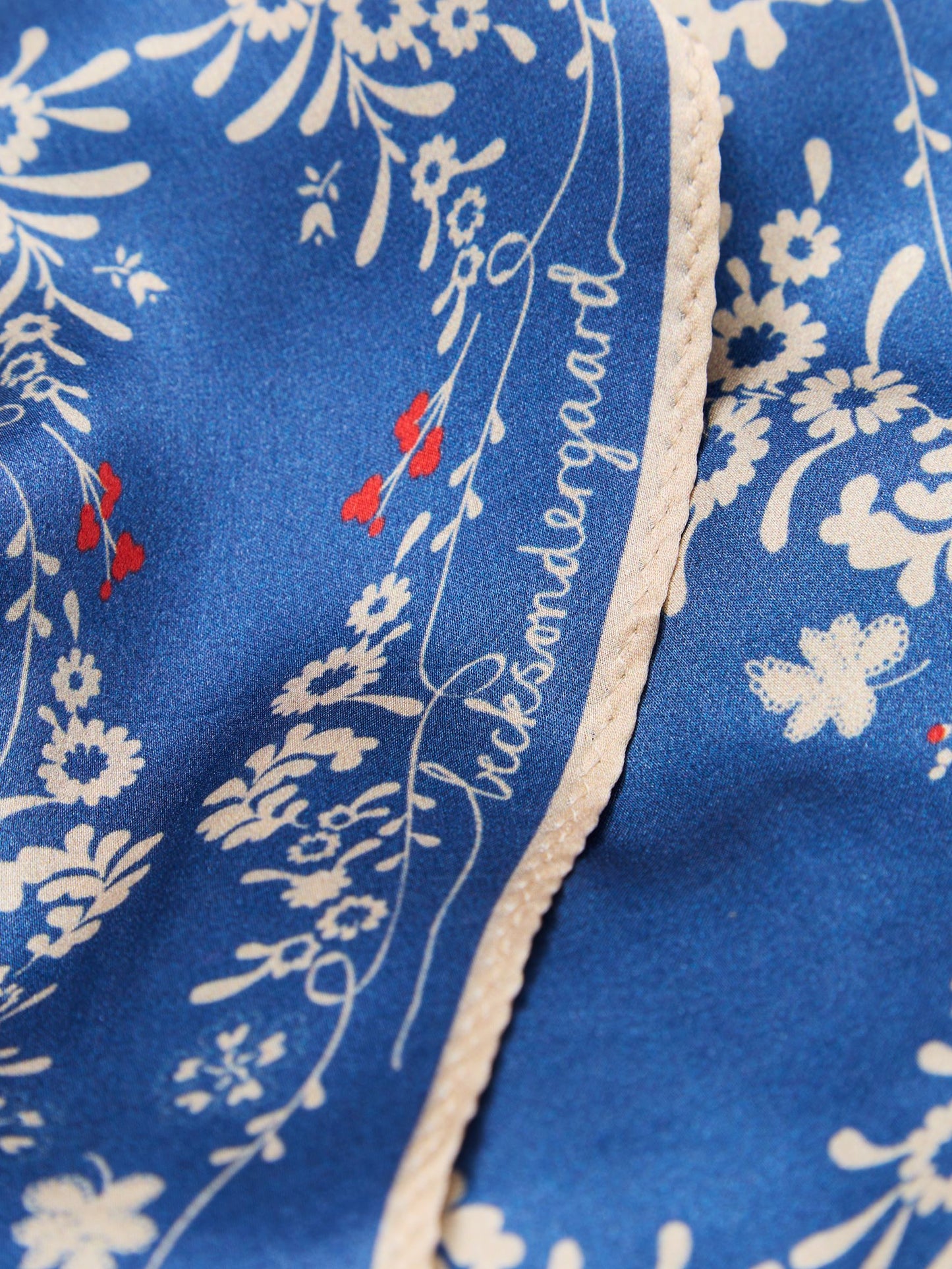 Myrtle Diamond Scarf - Bleach Denim OneSize BeckSöndergaard.no