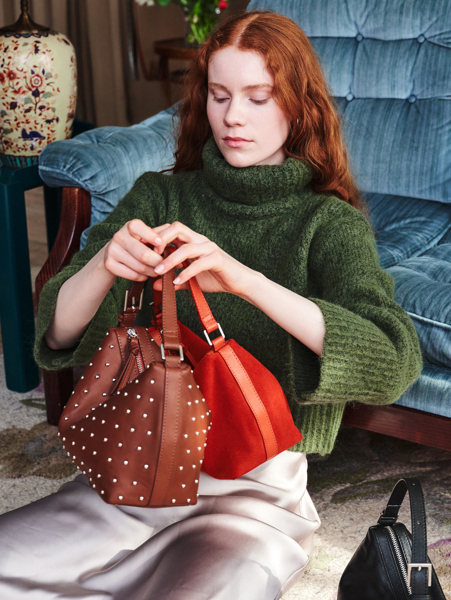 Nappa Stud Ginni Small Bag OneSize BeckSöndergaard.no