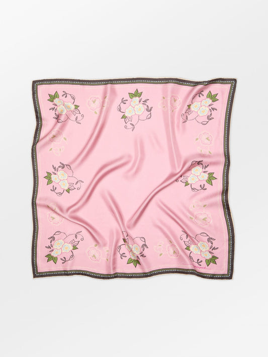 Becksöndergaard, Brodefloria Sia Scarf - Pink Nectar , mid season sale, mid season sale