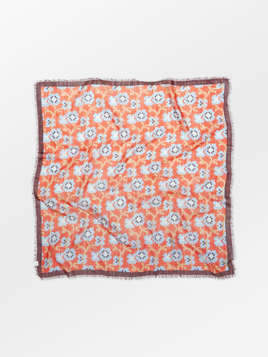 Becksöndergaard, Flotile Siw Scarf - Rooibos Orange, scarves, scarves, scarves, winter accessories, winter accessories