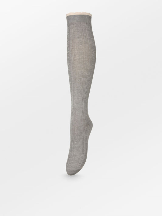 Scallop Knee Sock Socks BeckSöndergaard.no