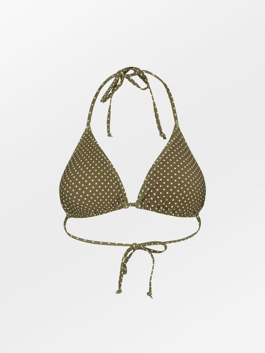 Polka Dot Bel Bikini Top Clothing BeckSöndergaard.no