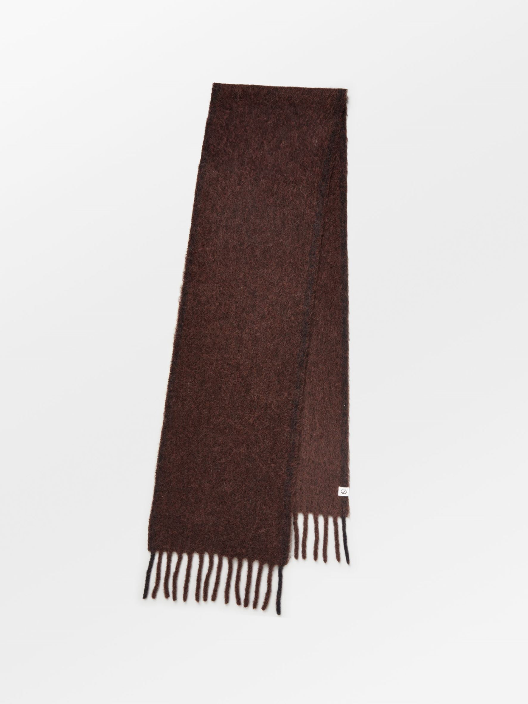 Solid Yuta Scarf - Brown OneSize BeckSöndergaard.no