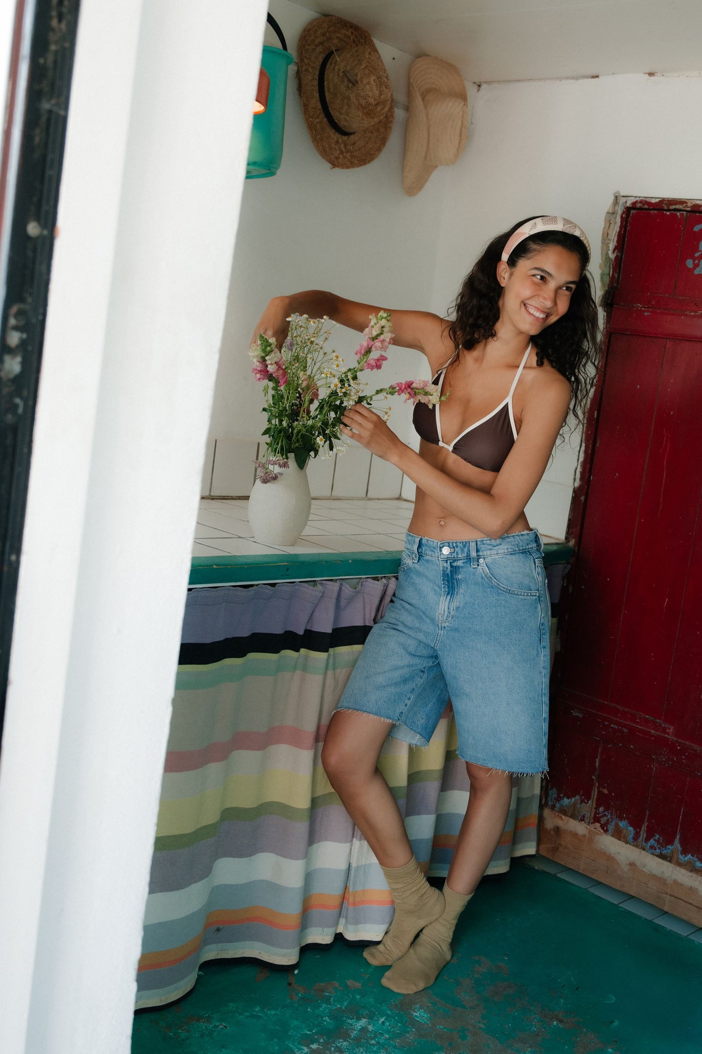 Contrast Bel Bikini Top Clothing BeckSöndergaard.no