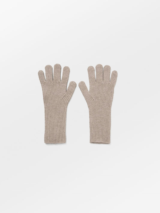 Woona Short Gloves - Beige OneSize BeckSöndergaard.no