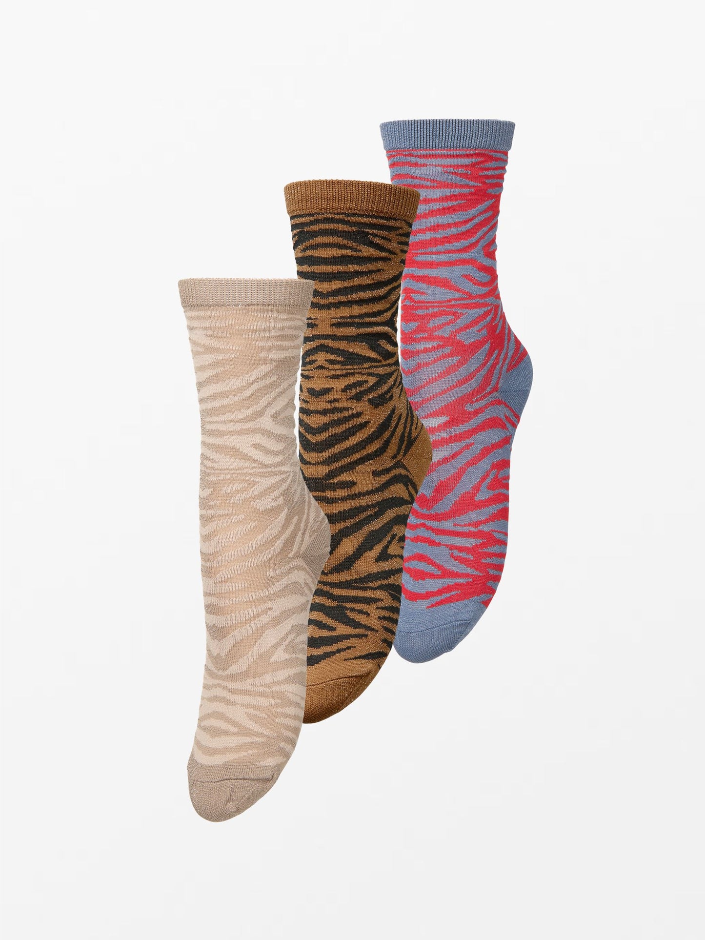 Tigarea Glitter Sock 3 Pack Socks BeckSöndergaard.no