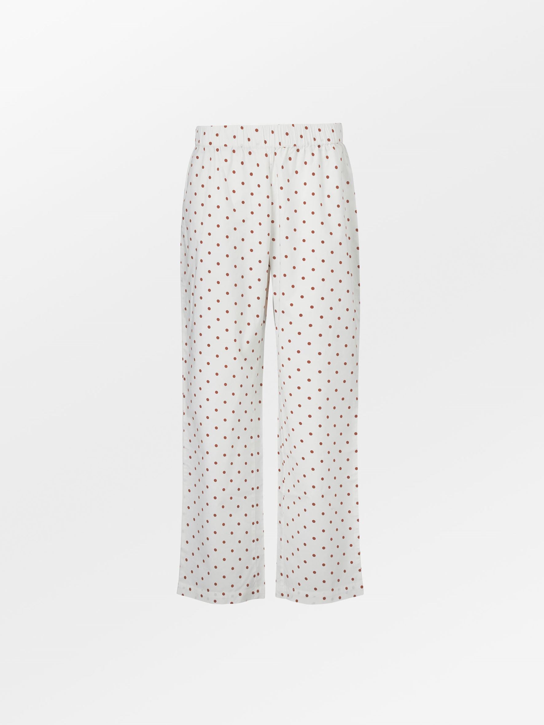 Dot Pyjamas Set - Caramel Brown Clothing BeckSöndergaard.no