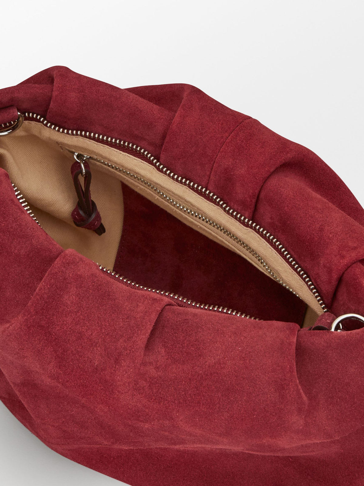 Becksöndergaard, Suede Small Clutch Bag - Rosewood, onesize