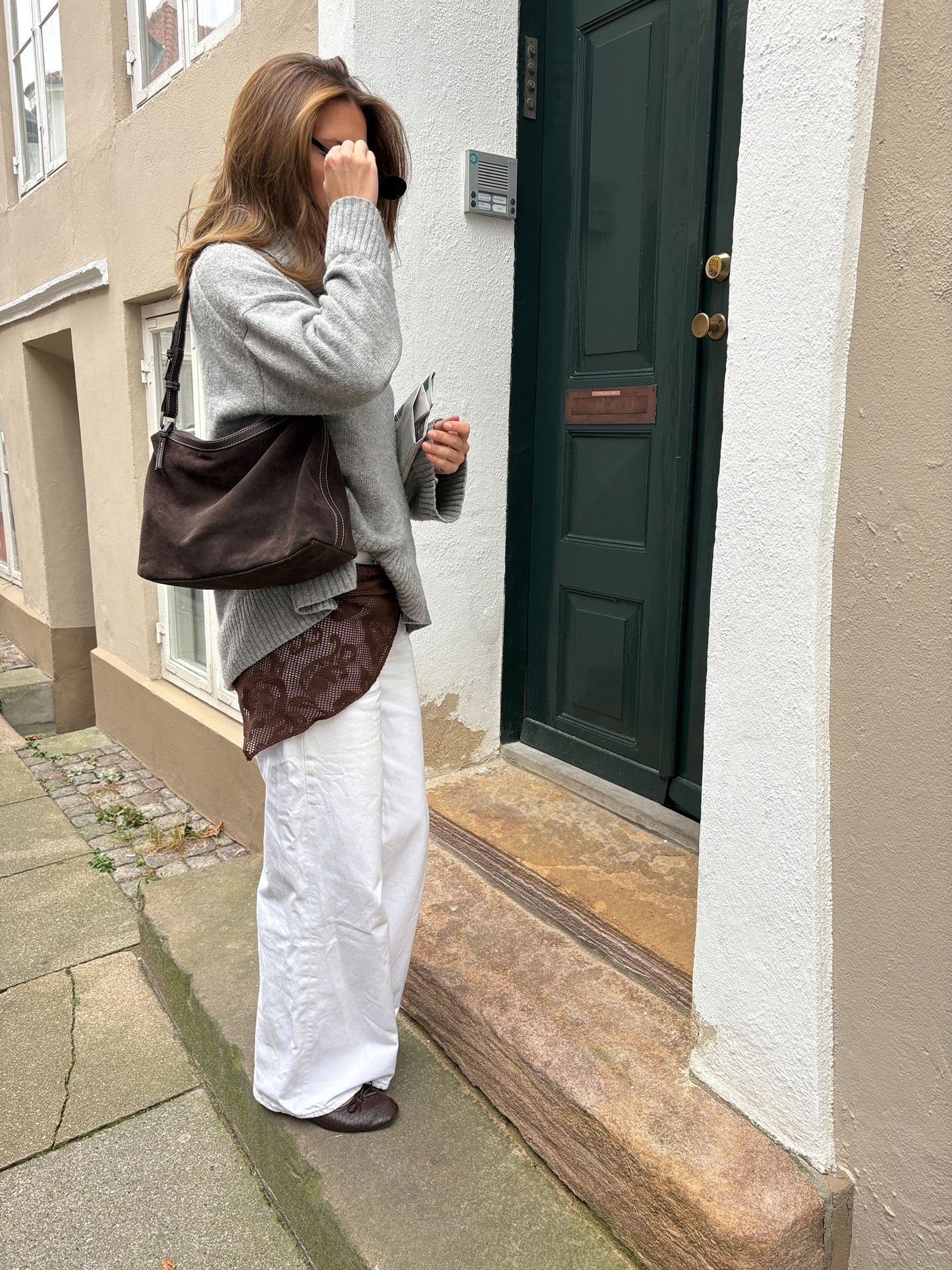 Suede Ginni Medium Bag OneSize BeckSöndergaard.no