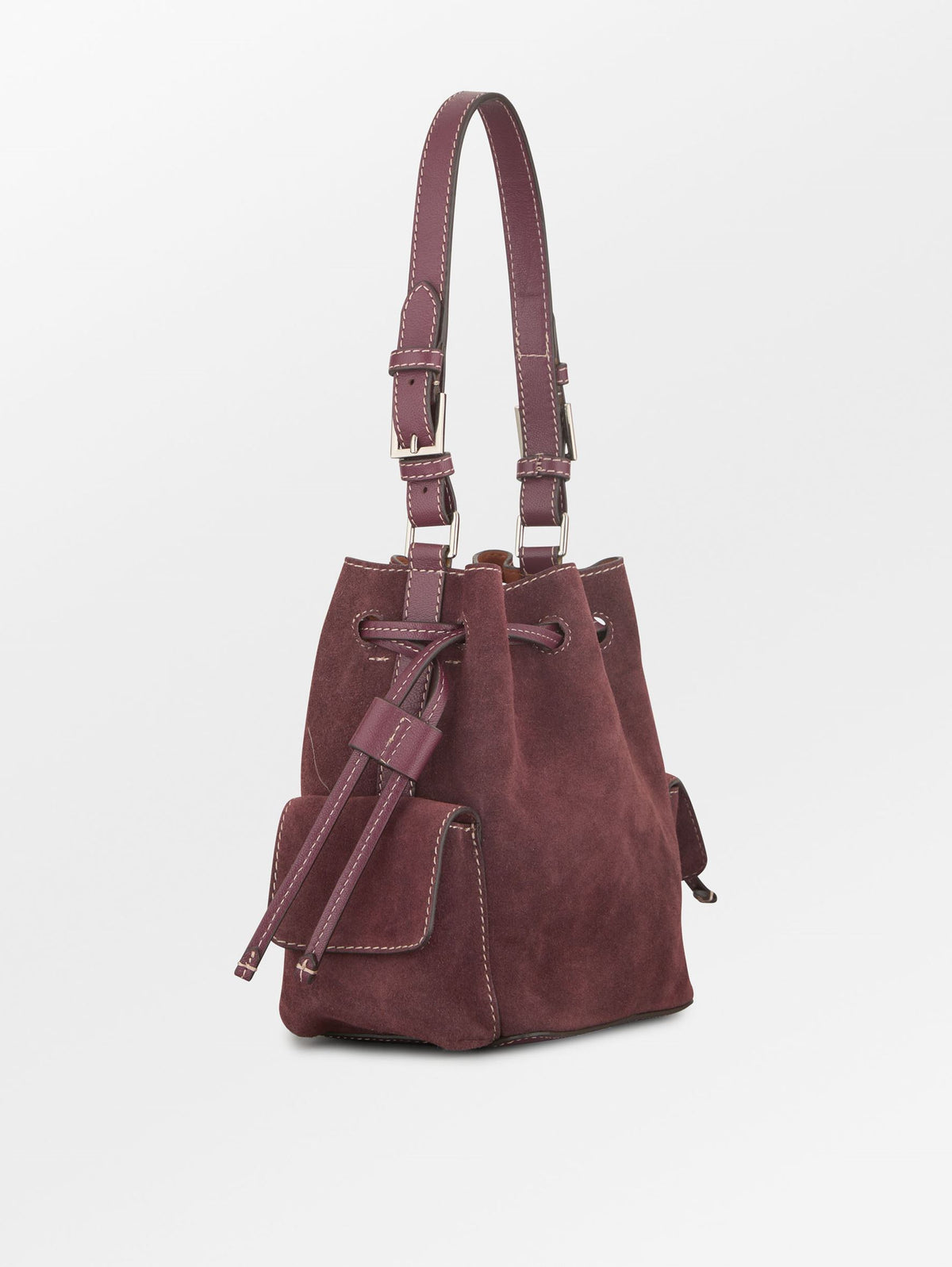 Suede Bucket Small Bag OneSize BeckSöndergaard.no