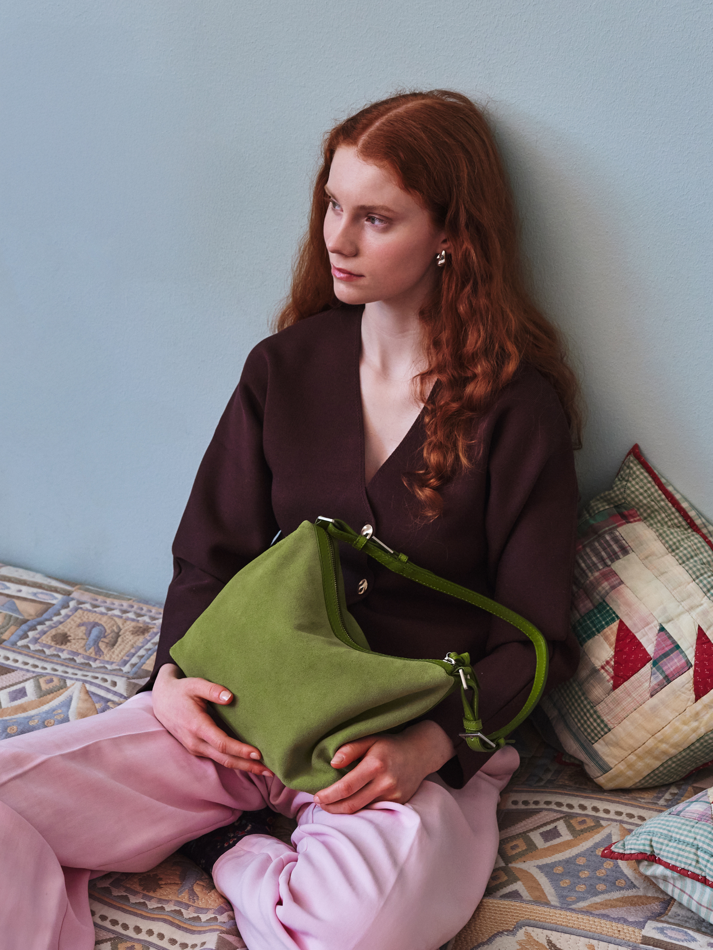 Suede Ginni Medi Bag OneSize BeckSöndergaard.no